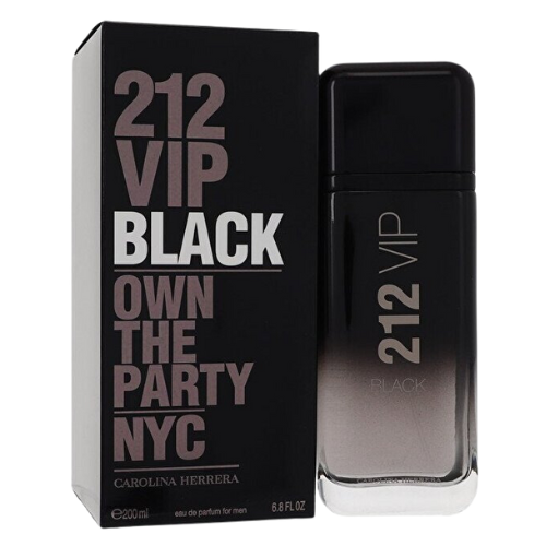 Carolina Herrera 212 VIP Black Own The Party NYC EDP For Men 200 ml / 6.8 Fl. oz. Carolina Herrera 212 VIP Black Own The Party NYC EDP For Men 200 ml / 6.8 Fl. oz.