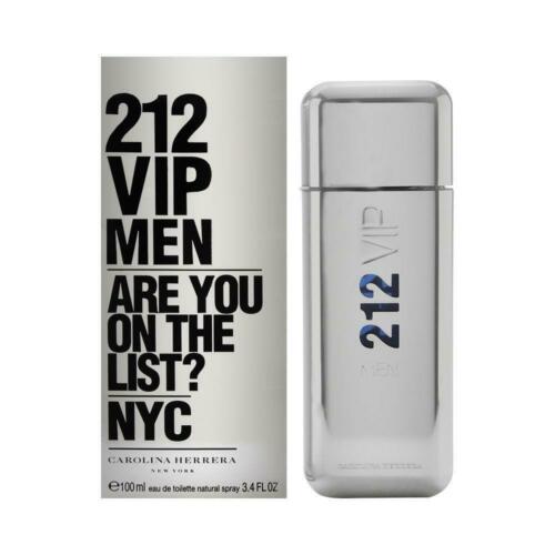 Carolina Herrera 212 VIP Are You On The List? EDT For Men 100 ml / 3.4 Fl. oz.