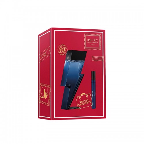 Carolina Herrera Bad Boy Cobalt EDP Gift Set For Him 100 ml / 3.4 Fl. oz. Carolina Herrera Bad Boy Cobalt EDP Gift Set For Him 100 ml / 3.4 Fl. oz.