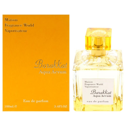 Fragrance World Maison Barakkat Aqua Aevum (Aqua Vitae Twist) EDP For Him / Her 100 ml / 3.4 Fl. oz.