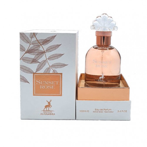 Lattafa Alhambra Sunset Rose EDP For Him / Her 100 ml / 3.4 Fl. oz.