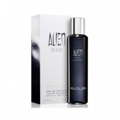 Thierry Mugler Alien Man EDT Flacon Recharge Refill Bottle For Him 100 ml / 3.4 Fl. oz.