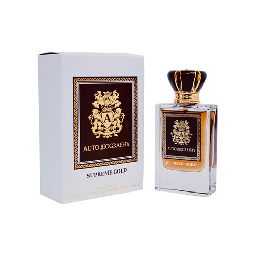 Paris Corner Autobiography Supreme Gold EDP For Him / Her 100ml / 3.4oz Paris Corner Autobiography Supreme Gold EDP For Him / Her 100ml / 3.4oz