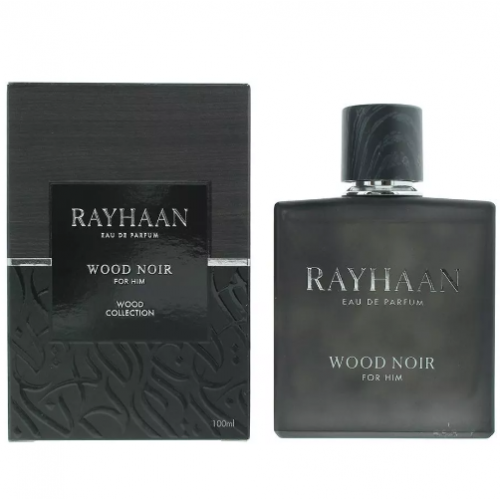Rayhaan Wood Noir Wood Collection For Him EDP 100 ml / 3.4 Fl.oz.
