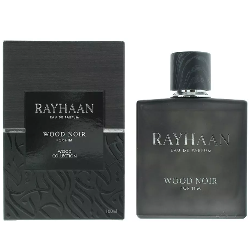 Rayhaan Wood Noir Wood Collection For Him EDP 100 ml / 3.4 Fl.oz.