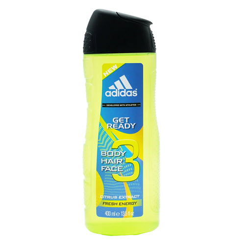 Adidas Get Ready Fresh Energy Shower Gel CItrus Extract 400ml / 13.5 Fl. Oz Adidas Get Ready Fresh Energy Shower Gel CItrus Extract 400ml / 13.5 Fl. Oz