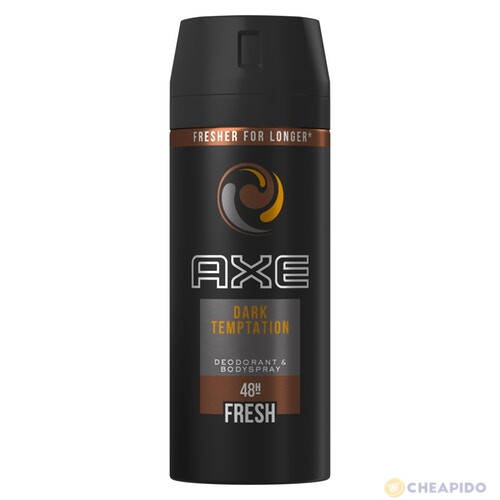 Axe Dark Temptation Deodorant and Bod Spray for Him 150mL Axe Dark Temptation Deodorant and Bod Spray for Him 150mL