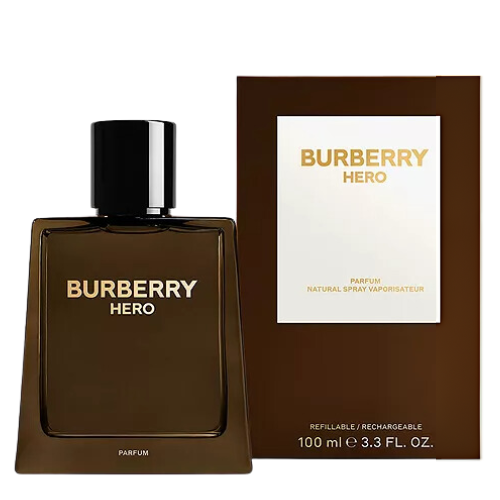 Burberry Hero Parfum For Him Refillable / Rechargeable 100 ml / 3.3 Fl. oz. Burberry Hero Parfum For Him Refillable / Rechargeable 100 ml / 3.3 Fl. oz.