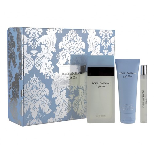 Dolce & Gabbana Light Blue EDT 100mL Gift Set For Her 3pcs