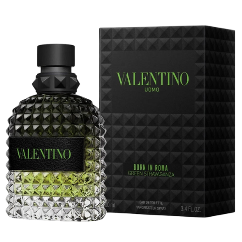 Valentino Uomo Born In Roma Green Stravaganza EDT For Him 100 ml / 3.4 Fl. oz. Valentino Uomo Born In Roma Green Stravaganza EDT For Him 100 ml / 3.4 Fl. oz.