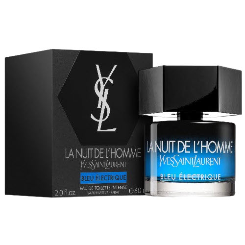 Yves Saint Laurent YSL La Nuit De L'Homme Bleu Electrique EDT For Him 60ml / 2.0 oz 
