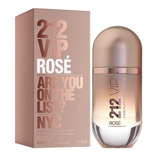 Carolina Herrera 212 VIP Rose Are You On The List NYC EDP For Her 80mL