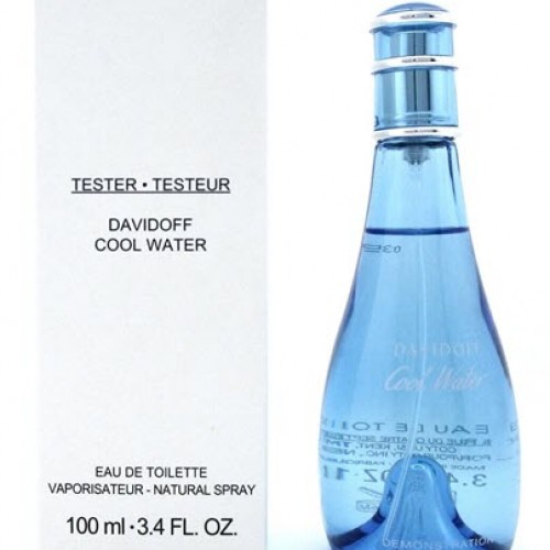 Davidoff Cool Water EDT For Her 100m/ / 3.3 Fl. Oz. Tester
