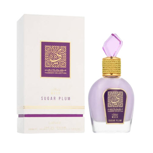 Lattafa Thameen Collection Musk Sugar Plum EDP For Him / Her 100 ml / 3.4 Fl. oz. Lattafa Thameen Collection Musk Sugar Plum EDP For Him / Her 100 ml / 3.4 Fl. oz.