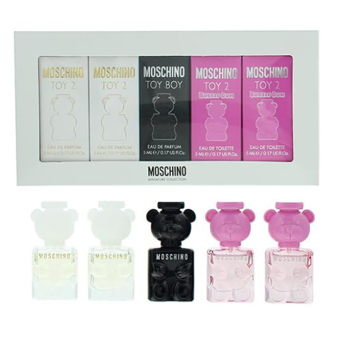 Moschino Miniature Collection 5 Pcs Gift Set For Him / Her Moschino Miniature Collection 5 Pcs Gift Set For Him / Her