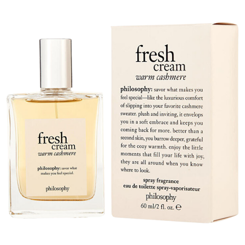Philosophy Fresh Cream Warm Cashmere EDT For Her 60 ml / 2 Fl. oz. Philosophy Fresh Cream Warm Cashmere EDT For Her 60 ml / 2 Fl. oz.