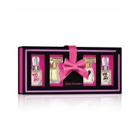 Juicy Couture 4pcs Mini Gift Set For Her Black Box