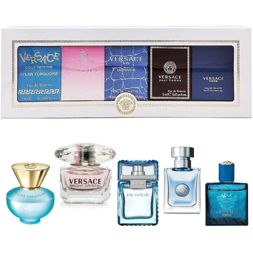 Versace Parfums Miniatures Collection Set 5 Pcs For Him / Her